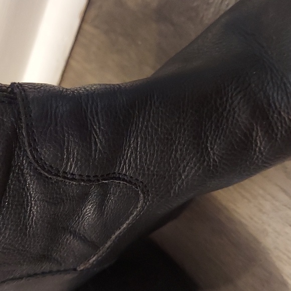 Vince Camuto Braden Tall Black Leather Boots 6.5B - Picture 7 of 13